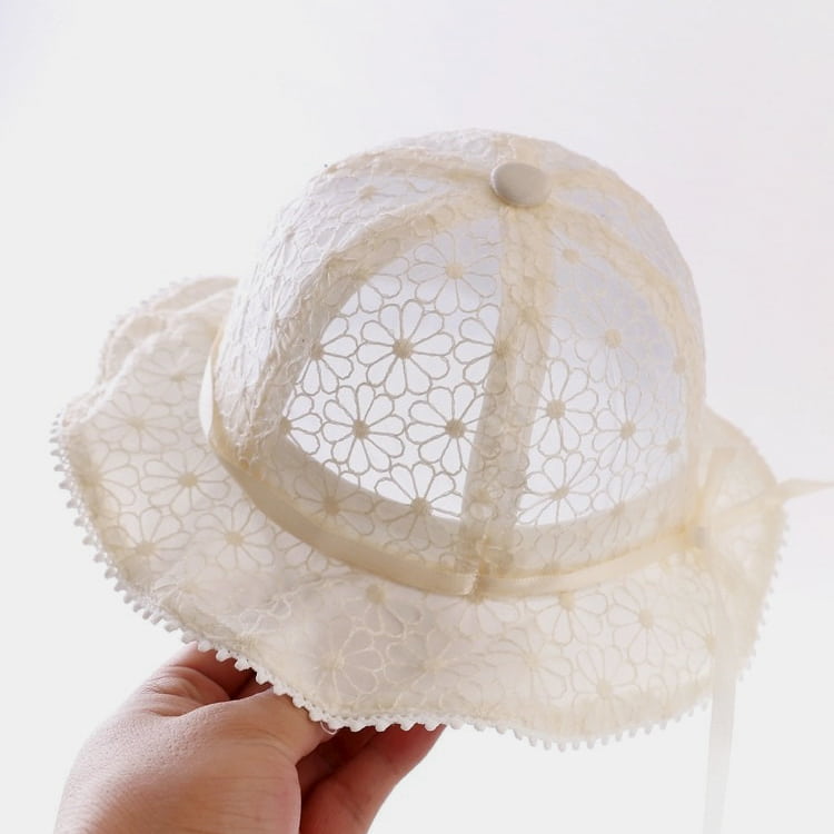 BK00024 کلاه سطلی لبه بافی تک رنگ