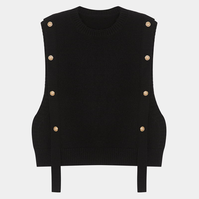 جلیقه ژاکت بافتنی قدیمی مد سبک ML2217 جلیقه ژاکت بافتنی قدیمی مد سبک ML2217