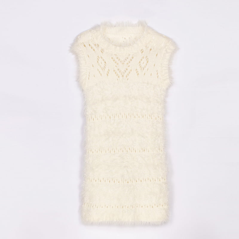 SM-K0043 لباس آستین بافتنی موهیر تابستانی لباس ته توخالی فرانسوی SM-K0043 لباس آستین بافتنی موهیر تابستانی لباس ته توخالی فرانسوی