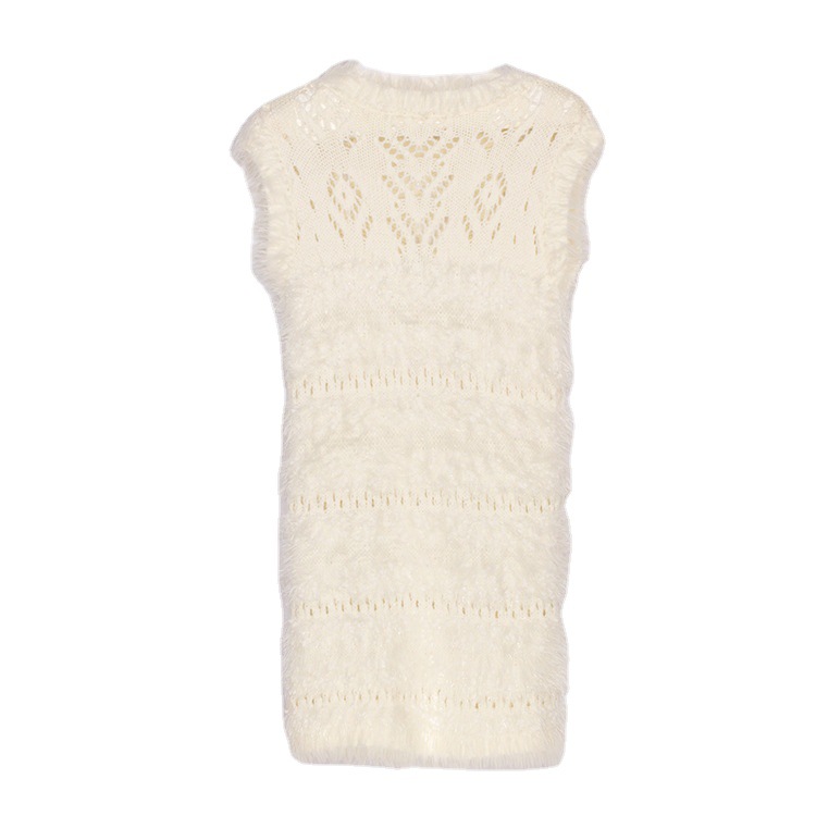 SM-K0043 لباس آستین بافتنی موهیر تابستانی لباس ته توخالی فرانسوی SM-K0043 لباس آستین بافتنی موهیر تابستانی لباس ته توخالی فرانسوی