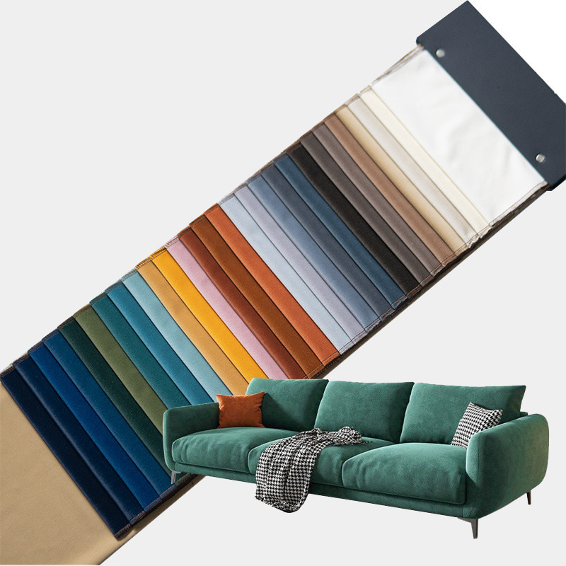 پارچه مبل مخمل هلندی ضخیم SM-B0014 نفیس و ملایم به سبک لوکس