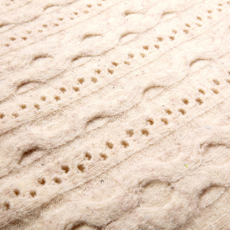 یقه یقه ای چوگان پاییزی SM-K0012 جامپر بافتنی توخالی پایین رنگ ثابت یقه یقه ای چوگان پاییزی SM-K0012 جامپر بافتنی توخالی پایین رنگ ثابت