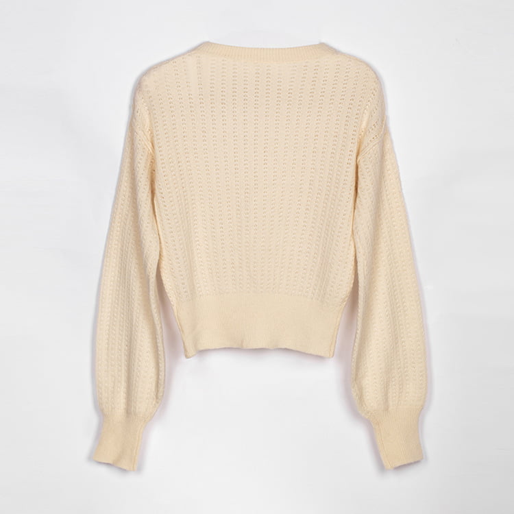 بلوز بافتنی زنانه آستین گرد یقه گرد پشمی پاییزی SM-K0020 بلوز بافتنی زنانه آستین گرد یقه گرد پشمی پاییزی SM-K0020