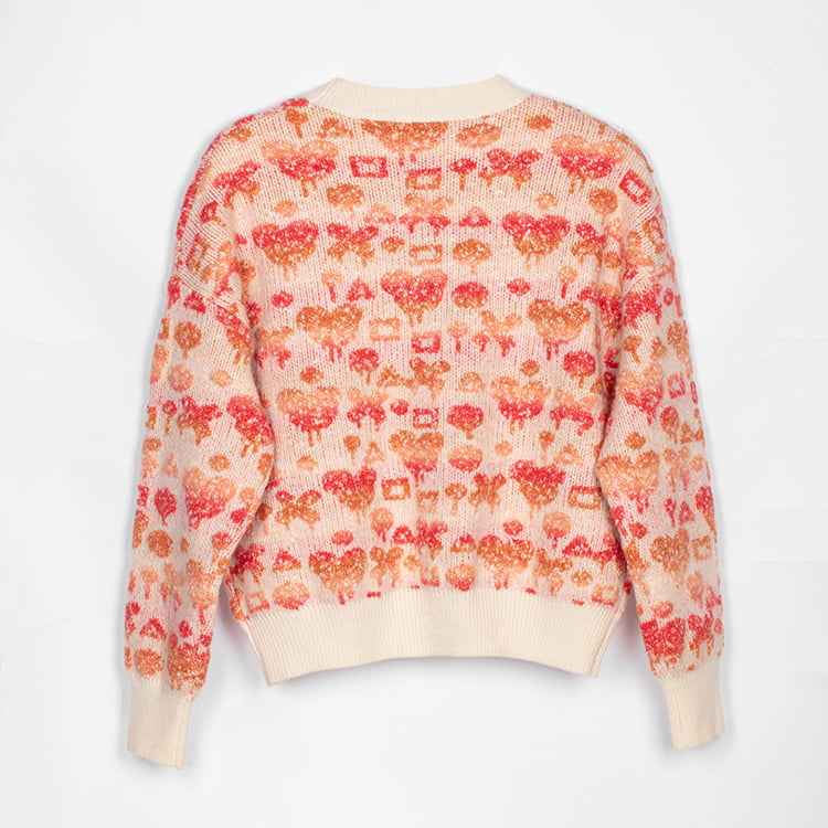 پلیور یقه گرد SM-K0038 جامپر بافتنی شیرین سه بعدی زنانه پلیور یقه گرد SM-K0038 جامپر بافتنی شیرین سه بعدی زنانه