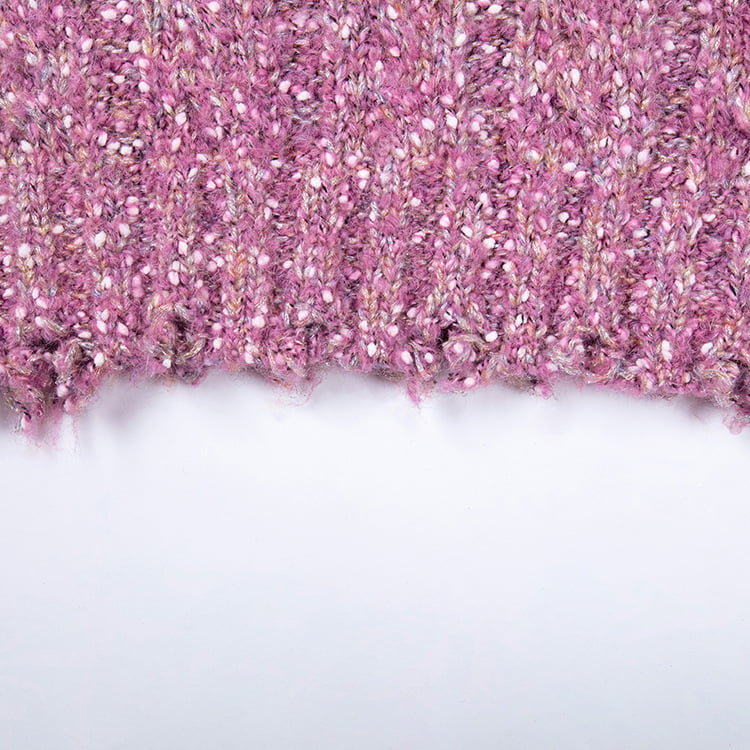 یقه گرد SM-K0037 یقه گرد بهاره و پاییزه بلوز بافتنی زنانه ناچ خام یقه گرد SM-K0037 یقه گرد بهاره و پاییزه بلوز بافتنی زنانه ناچ خام