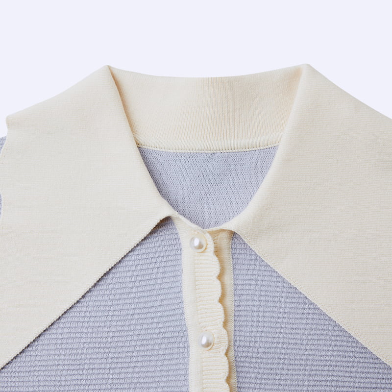 ML2210 ژاکت عروسکی فرانسوی سگک مرواریدی نخی بافته شده ML2210 ژاکت عروسکی فرانسوی سگک مرواریدی نخی بافته شده