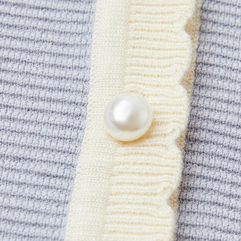 ML2210 ژاکت عروسکی فرانسوی سگک مرواریدی نخی بافته شده ML2210 ژاکت عروسکی فرانسوی سگک مرواریدی نخی بافته شده