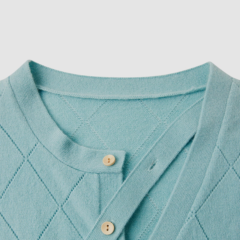 ژاکت ژاکت بافتنی طرح روبان یقه توخالی الماس ML2212 ژاکت ژاکت بافتنی طرح روبان یقه توخالی الماس ML2212