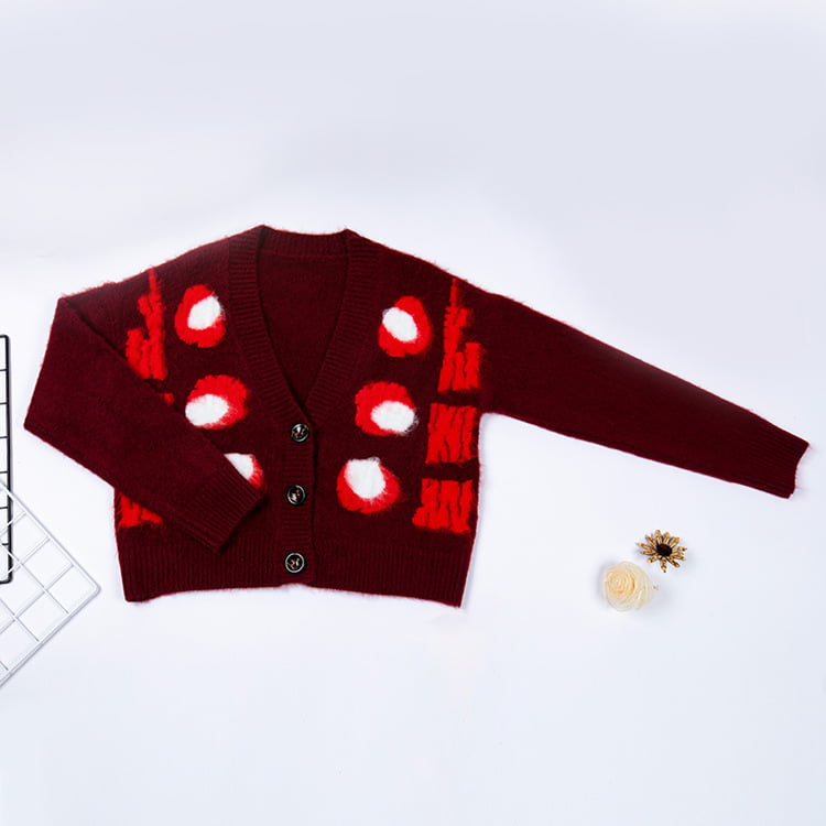 ژاکارد SM-K0030 ژاکارد با کنتراست رنگی ضخیم شده زنانه ژاکارد SM-K0030 ژاکارد با کنتراست رنگی ضخیم شده زنانه