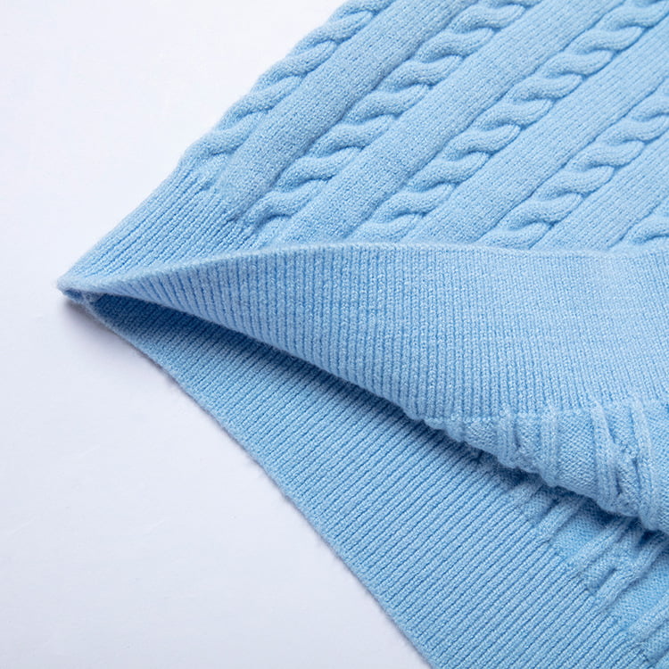 SM-K0035 یقه خدمه آستین بلند ژاکارد تک سینه ژاکت بافتنی بهاره و پاییز SM-K0035 یقه خدمه آستین بلند ژاکارد تک سینه ژاکت بافتنی بهاره و پاییز