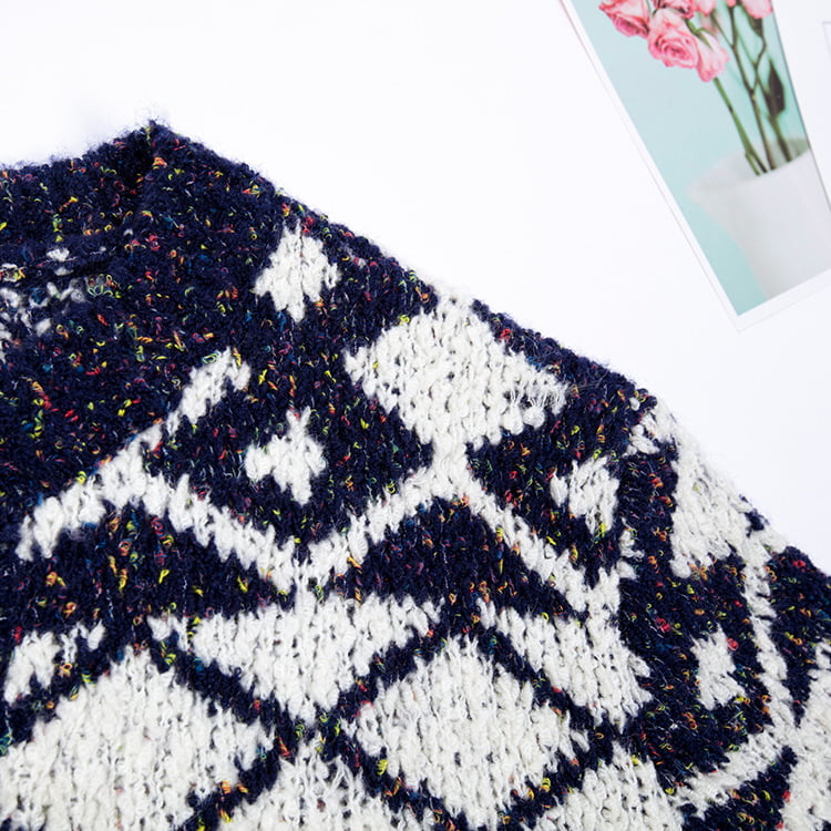 مدل SM-K0036 ژاکت کش باف پشمی بافتنی طرح هندسی پاییزی و زمستانی زنانه مدل SM-K0036 ژاکت کش باف پشمی بافتنی طرح هندسی پاییزی و زمستانی زنانه