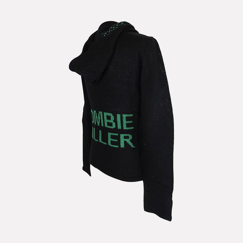 ژاکت بافتنی کلاهدار مونوگرام SM-K0098 ژاکت بافتنی کلاهدار مونوگرام SM-K0098