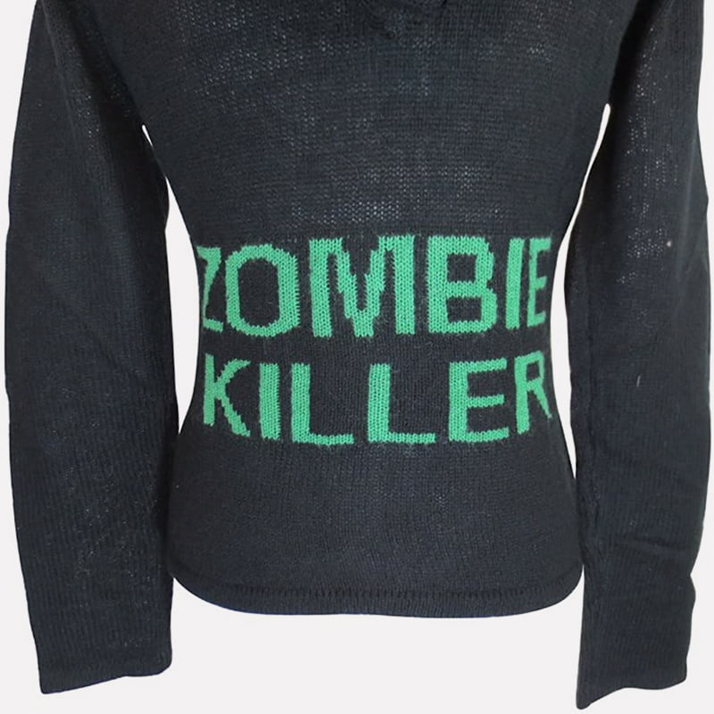 ژاکت بافتنی کلاهدار مونوگرام SM-K0098 ژاکت بافتنی کلاهدار مونوگرام SM-K0098