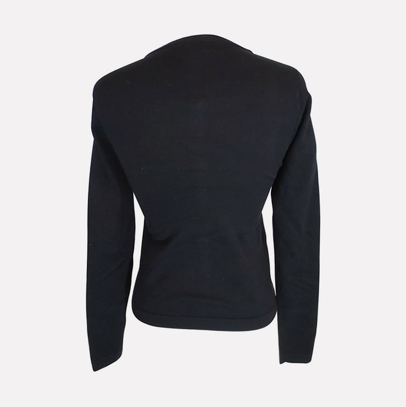 ژاکت بافتنی کلاهدار مونوگرام SM-K0098