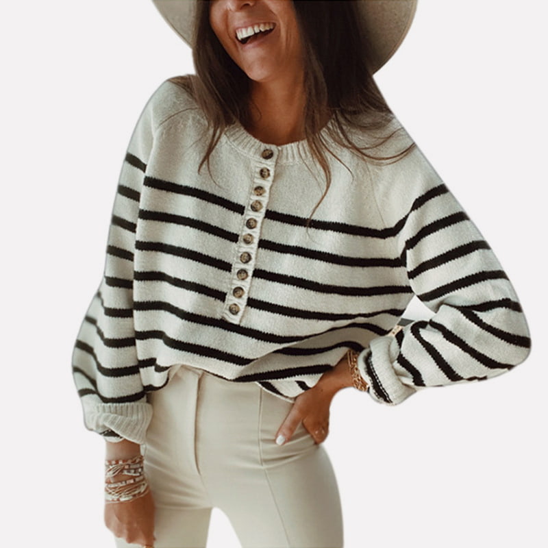 ژاکت SM-K0099 جامپر بافتنی یقه راه راه ژاکت SM-K0099 جامپر بافتنی یقه راه راه