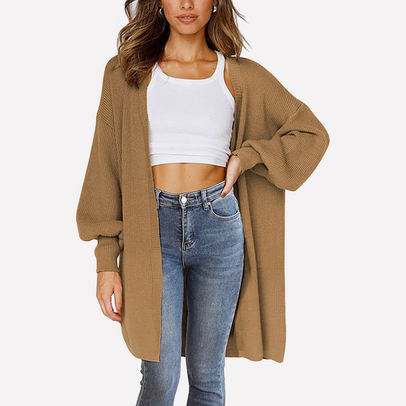 آستین فانوس ژاکت بافتنی با یقه V SM-K0061 آستین فانوس ژاکت بافتنی با یقه V SM-K0061