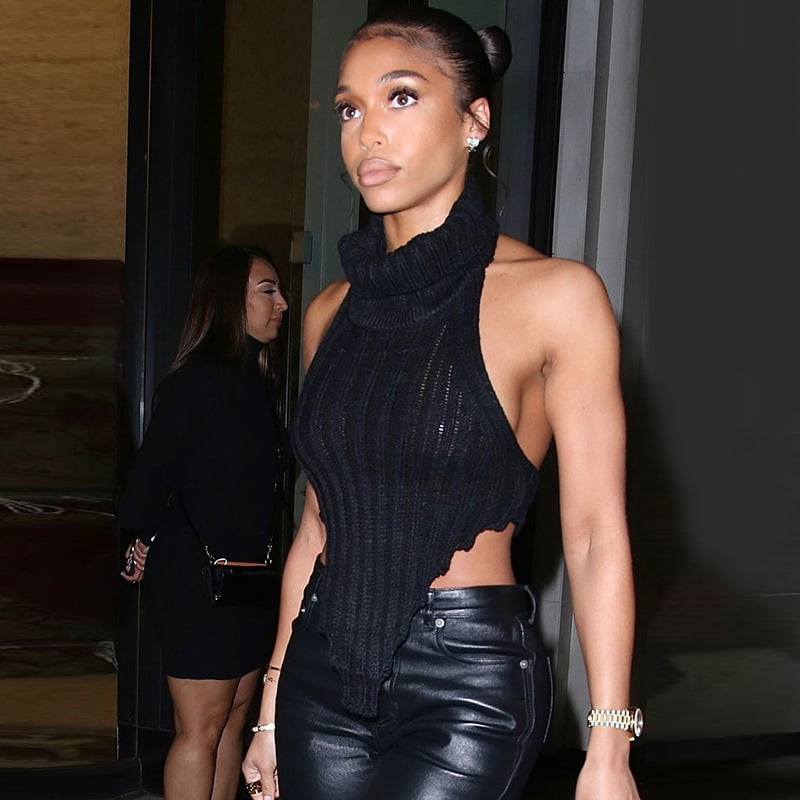 جلیقه بافتنی بدون آستین یقه نیمه یقه SM-K0086 با طراحی خنک و تند جلیقه بافتنی بدون آستین یقه نیمه یقه SM-K0086 با طراحی خنک و تند