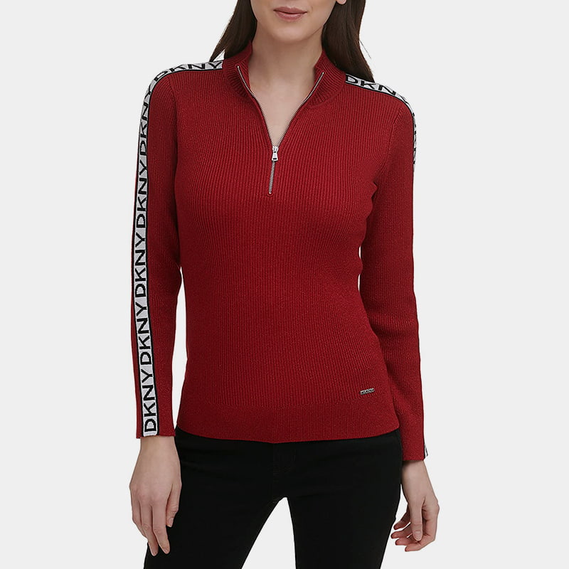 یقه یقه زیپ SM-K0056 جامپر آستین بلند ژاکارد یقه یقه زیپ SM-K0056 جامپر آستین بلند ژاکارد